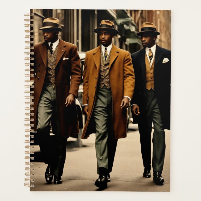 Agenda Sophisticated Harlem Renaissance Gentlemen (Frente)