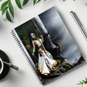 Agenda Sorceres Black Dragon Fantasy White