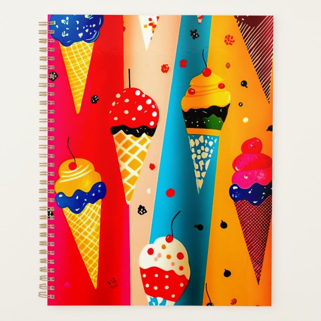 Agenda Sorvete Delicioso (Frente)