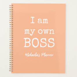 AGENDA SOU O MEU PRÓPRIO CHEFE|PEACH FUZZ E WHITE