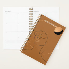 Agenda Soul Sister Afro Dourado Planner
