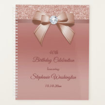 Sparkles & Glamor, Festa de aniversário Dourada Ro