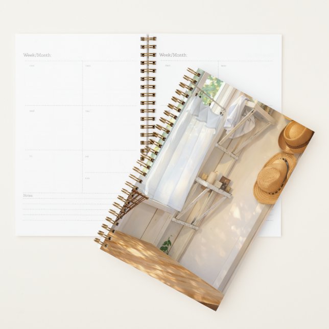 Agenda Spiral Planner Soft Breeze Curtain (Exibição)