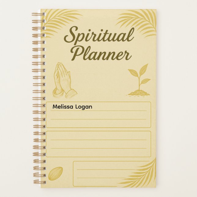Agenda Spiritual Planner for Prayer & Daily Worship (Frente)
