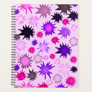 Agenda Splatter de pintura de aquarela