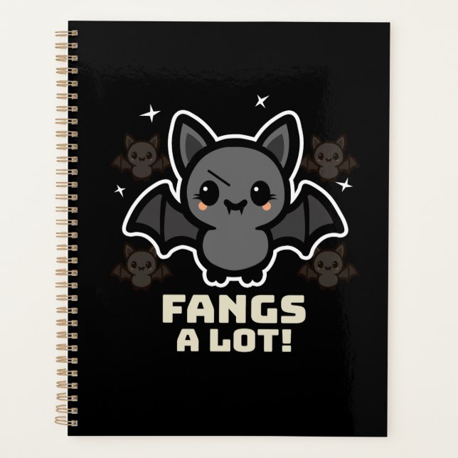 Agenda Spooky Kawaii Bat Halloween (Frente)