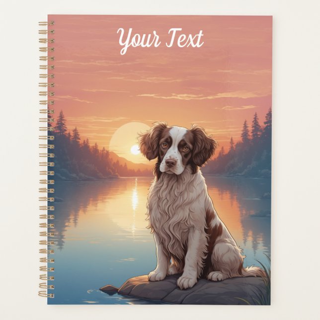 Agenda Springer Spaniel pelo lago (Frente)