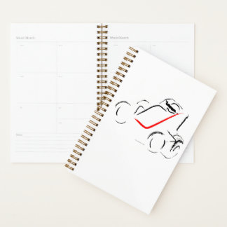 Agenda Sprintcar 01 Preto e Vermelho