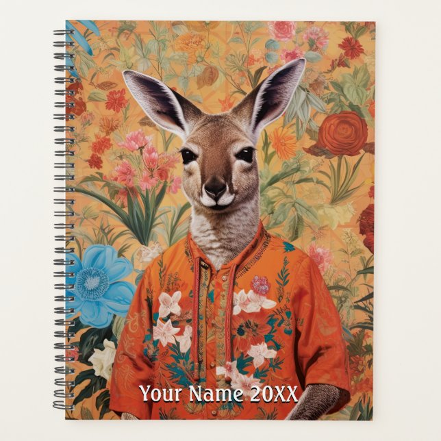 Agenda Sr. Kangaroo em seu Planeador de Jardim (Frente)