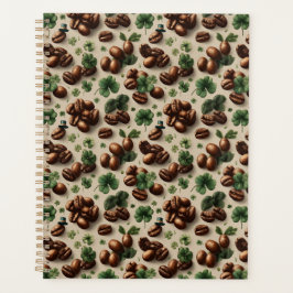 Agenda St. Patrick’s Day Coffee & Shamrock Pattern