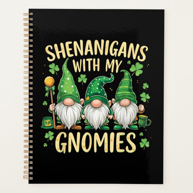 Agenda St Patrick’s Day Lucky Shamrock Gnome  (Frente)