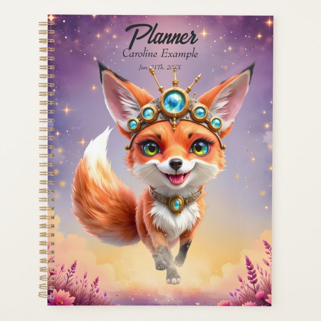 Agenda Starlit Fox of the Moonlit Meadows.  (Frente)