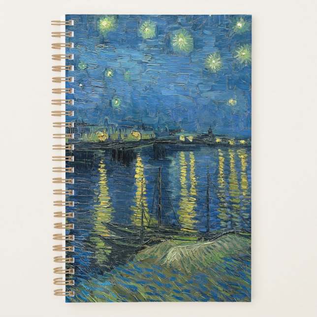 Agenda Starry Night Over the Rhone Vincent Van Gogh (Frente)