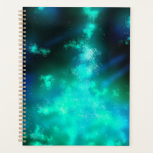 Agenda Stars Night Sky Midnight Emerald Green Via Látea