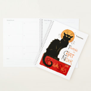 Agenda Steinlen Black Cat Classic French Trabalho de arte
