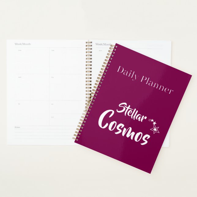 Agenda Stellar Cosmos Planner (Exibição)