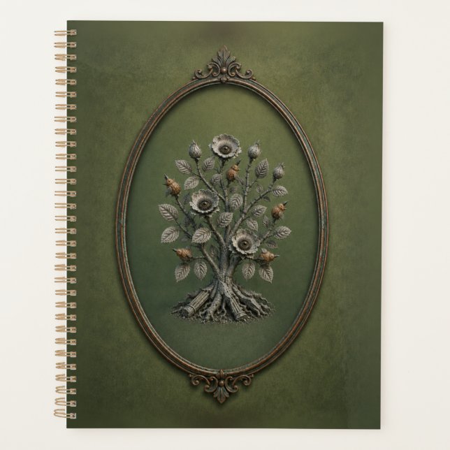 Agenda Stone Wild Rose Hardcover Notebook (Frente)