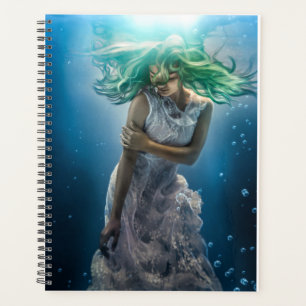 Agenda Sua Esmeralda Curls - Sereia Sobrando Embaixo da Á