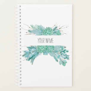 Agenda Sucultos Personalizados de Cores de Água