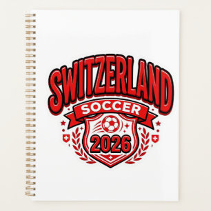 Agenda Suíça Futebol 2026 Futebol Negrito País Tipogr