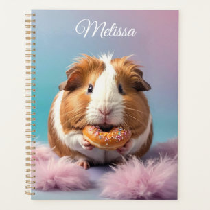 Agenda Suíno-guincho-branca com gradiente de Pastel-Rosqu