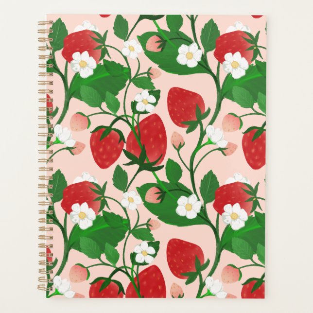 Agenda Summer Strawberry in Pink (Frente)