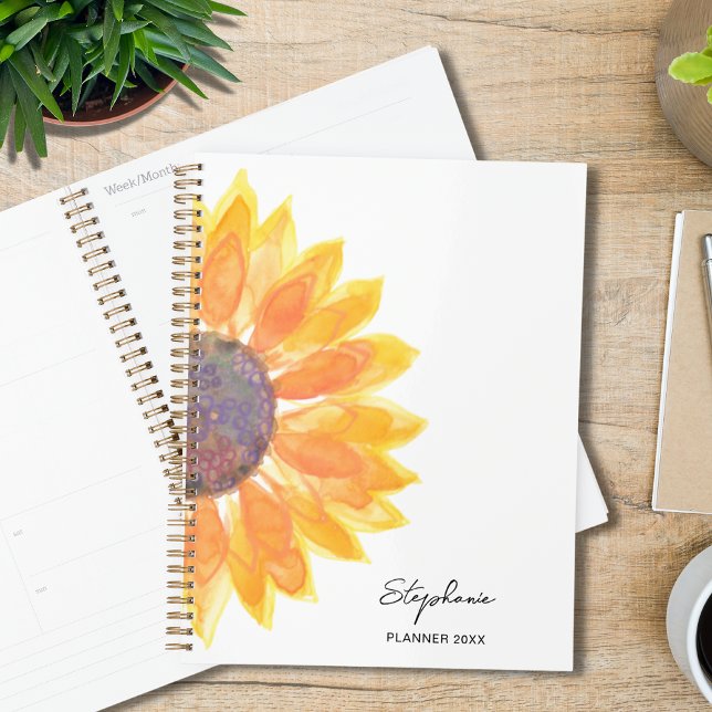 Agenda Sunflower Personalizado 2024 (Criador carregado)