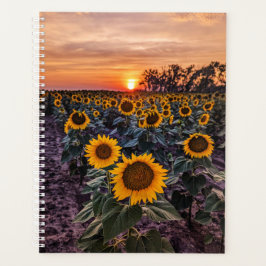 Agenda Sunflower Sunset Planner