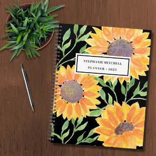 Agenda Sunflowers Personalized 2023