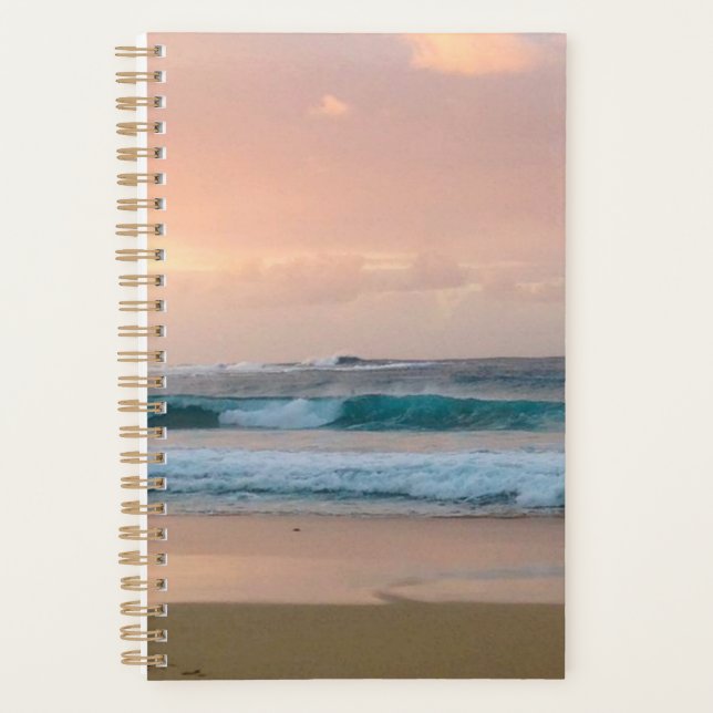 Agenda Sunset Beach e oceano (Frente)