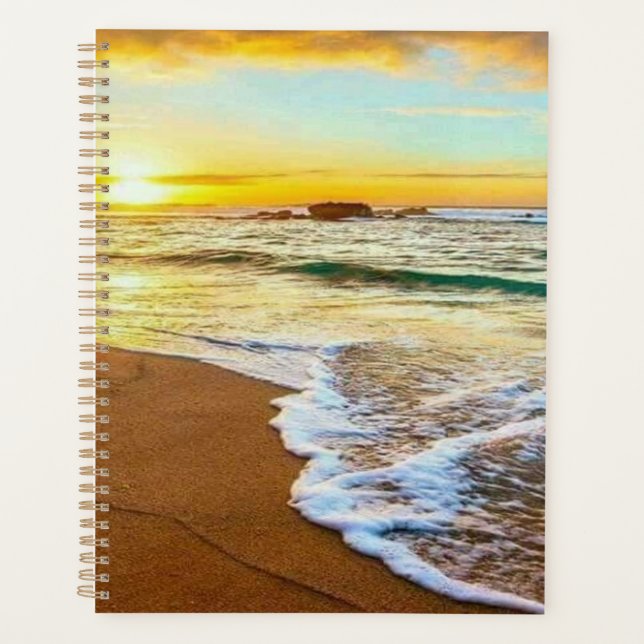 Agenda Sunset de praia (Frente)