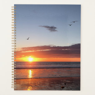 Agenda Sunset de praia em lua