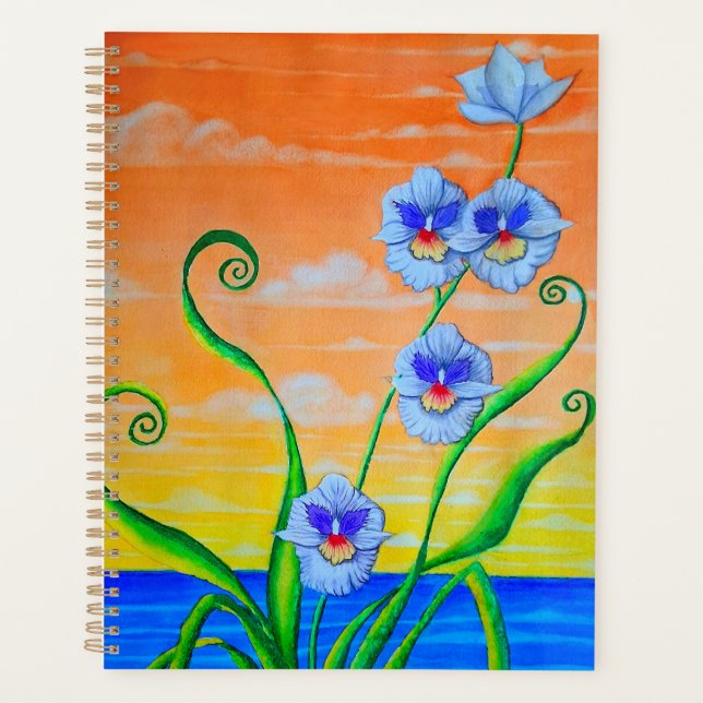 Agenda Sunset Orquídeo (Frente)
