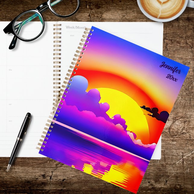 Agenda Sunset Over Water (Criador carregado)