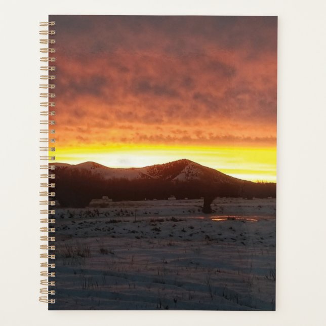 Agenda Sunset Snow Planner (Frente)