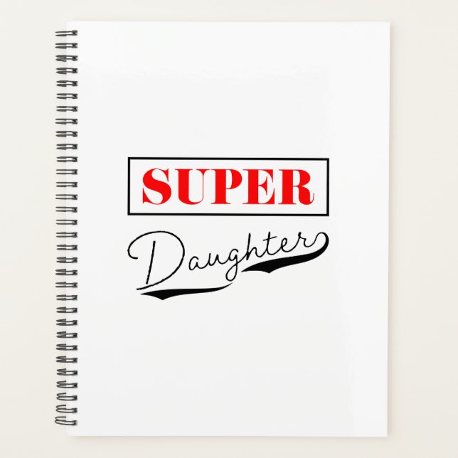 Agenda Super Filha (Frente)