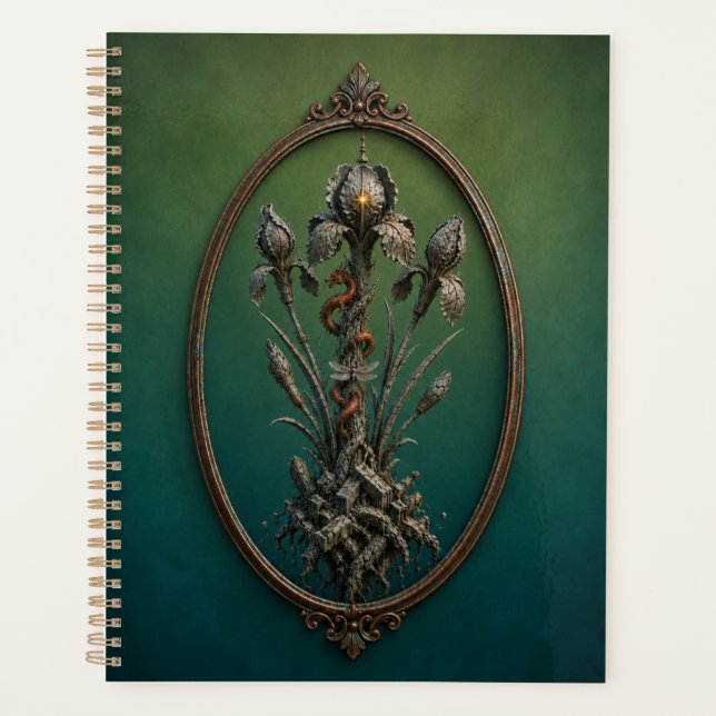 Agenda Surreal Dragon Iris Hardcover Notebook (Frente)