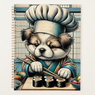 Agenda Sushi Chef Puppy Adorável