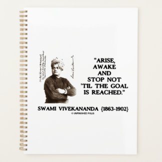 Agenda Swami Vivekananda Ergue-te, desperta e não pára at