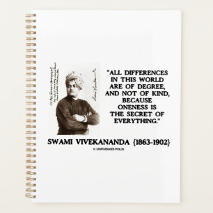 Agenda Swami Vivekananda - O Segredo De Tudo