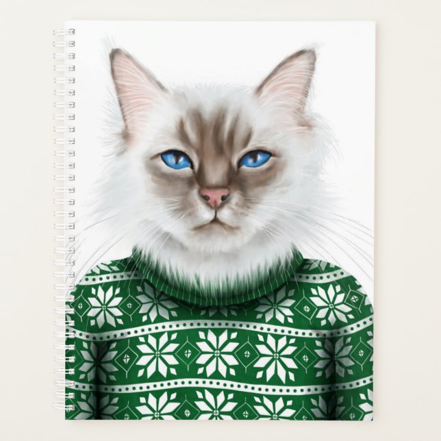 Agenda Sweater Kitty Cat (Frente)