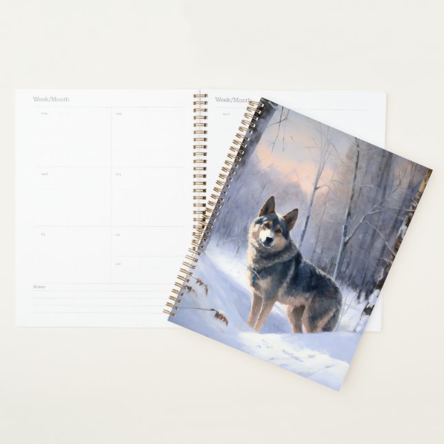Agenda Swedish Vallhund Deixe Nevar Natal  (Exibição)