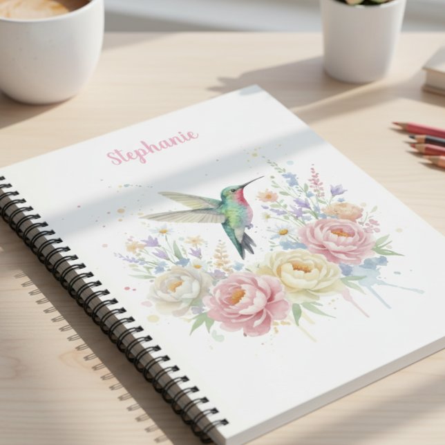 Agenda Sweet Hummingbird Floral Daily (Floral hummingbird daily planner)