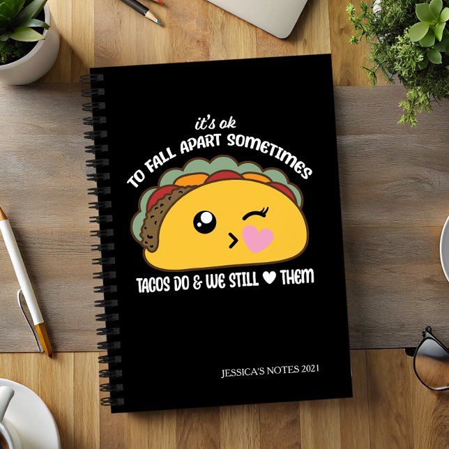 Agenda Tacos se separam (This hilarious, motivational planner will lighten the day and remind us that it’s ok to “taco” about)