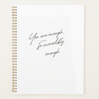 Agenda 'Tão incrível o suficiente' pela minha boa mente