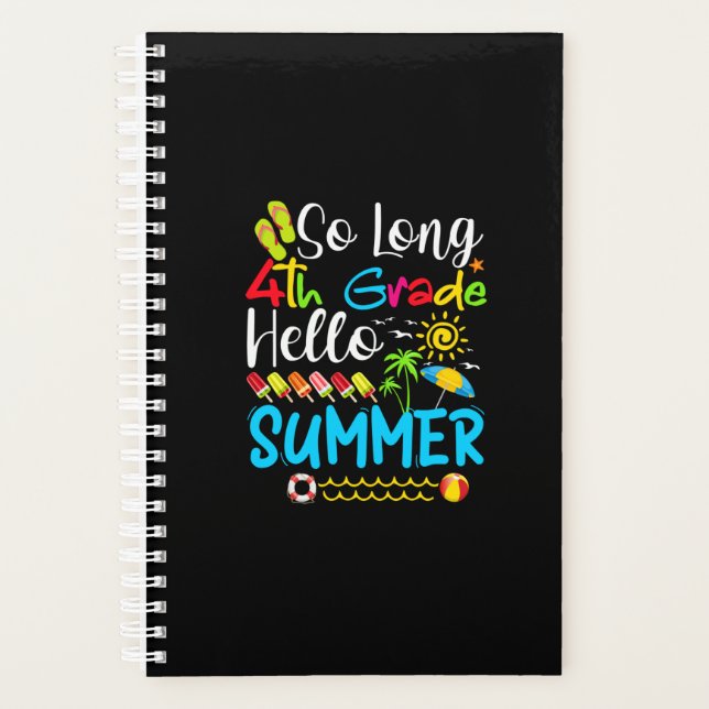 Agenda Tão Longo Verão Do 4º Ano, Dia Da Escola. (Frente)