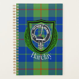 Agenda Tartan e Brasão do Clã Escocês Barclay
