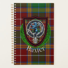 Agenda Tartan e Brasão do Clã Escocês Baxter