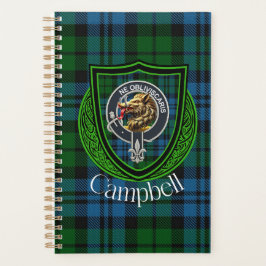 Agenda Tartan e Brasão do Clã Escocês Campbell