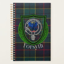 Tartan e Brasão do Clã Escocês Forsyth